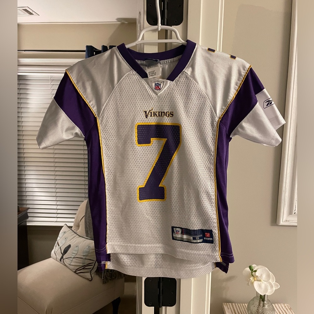 Reebok NFL Minnesota Vikings Tarvaris Jackson #7 Youth Jersey - Youth Small